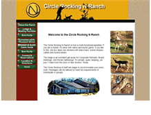 Tablet Screenshot of circlerockingnranch.com